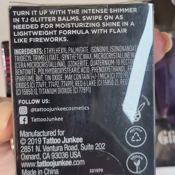 3PC TATTOO JUNKEE BUNDLE. Magic dance Glitter Lava Euphoria ALL PURPLE GLITTER - Picture 8 of 11